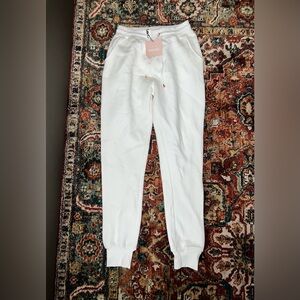 Missguided x Carli Bybel White Joggers